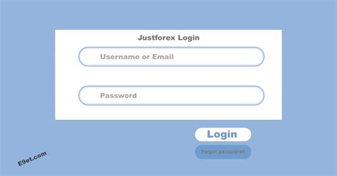 log in justforex